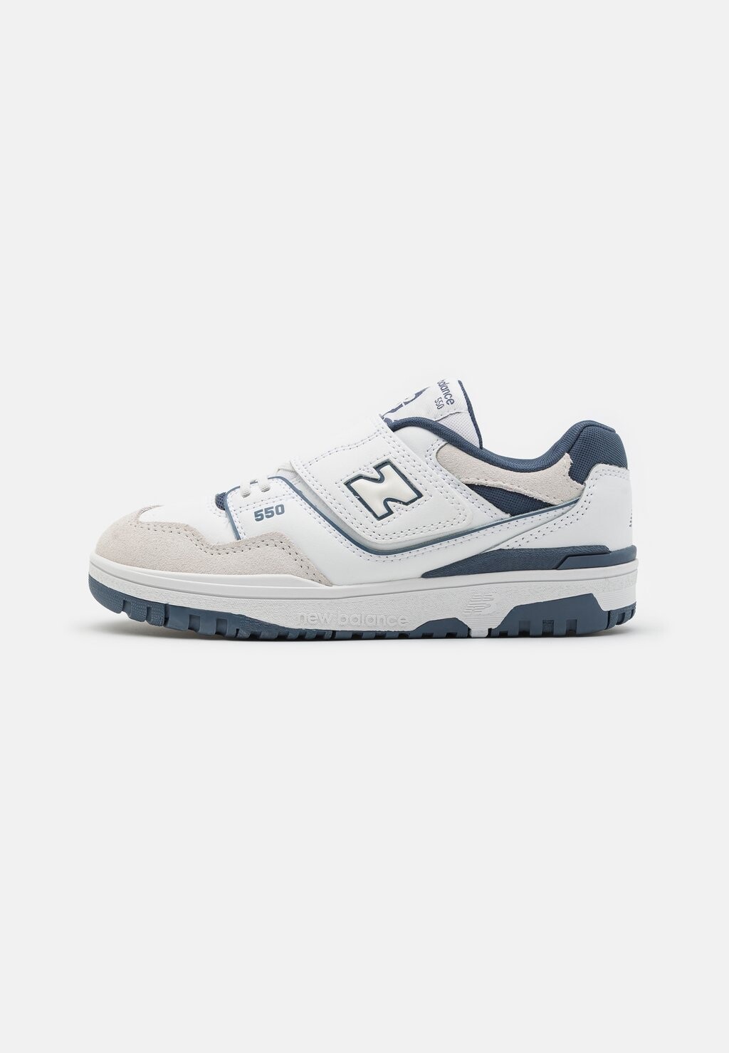 

Низкие кроссовки 550 Unisex New Balance, цвет white/blue, Серый