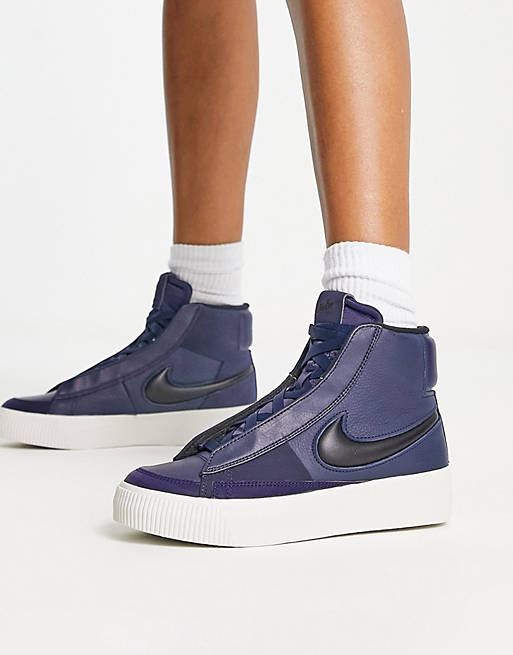 

Темно-синие кроссовки Nike Blazer Mid Victory, Синий