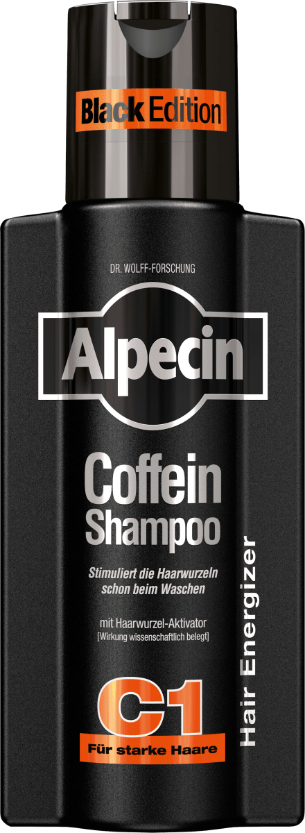 Шампунь Caffeine C1 Black Edition 250мл Alpecin alpecin c1 caffeine shampoo 250ml