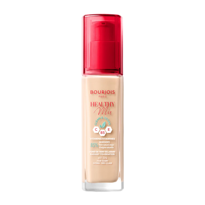 

Тональная основа Healthy Mix Clean Foundation Base de Maquillaje Bourjois, 49.5N Fair Ivory