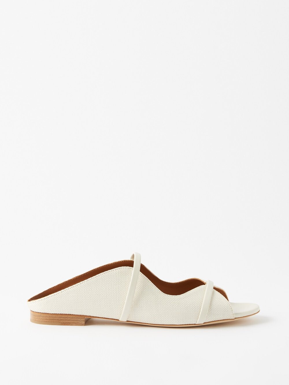 

Сандалии norah из рафии и кожи Malone Souliers, бежевый
