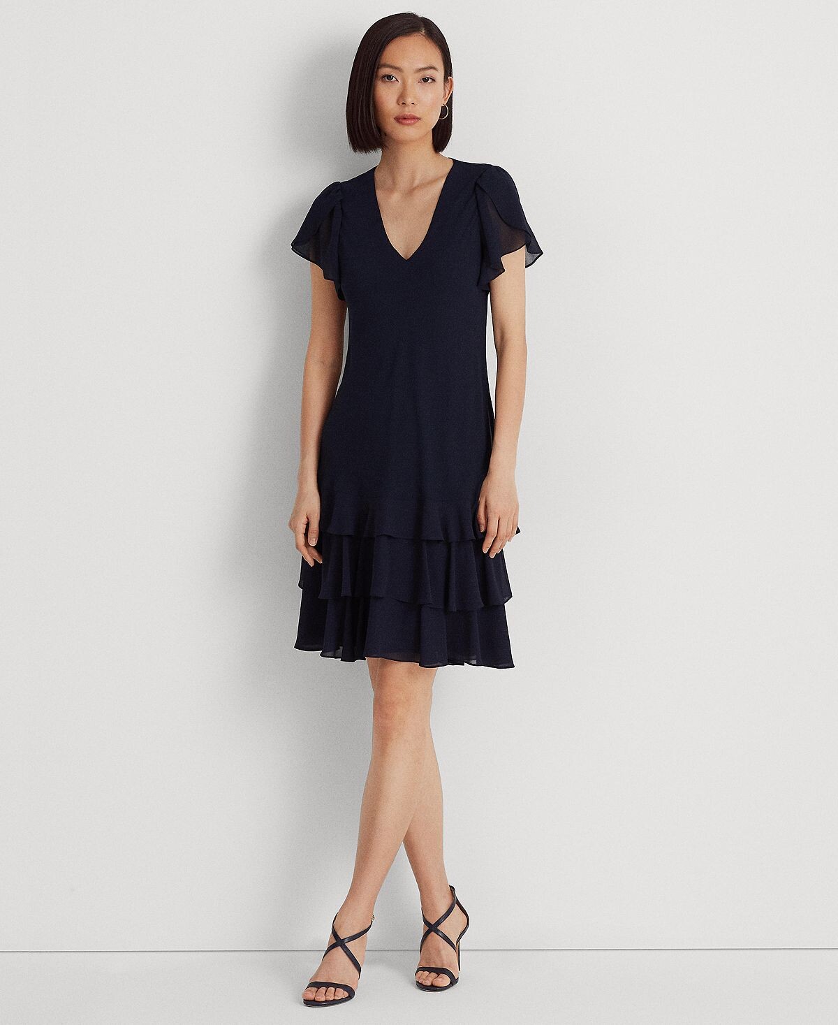 

Женское платье Georgette с заниженной талией Lauren Ralph Lauren