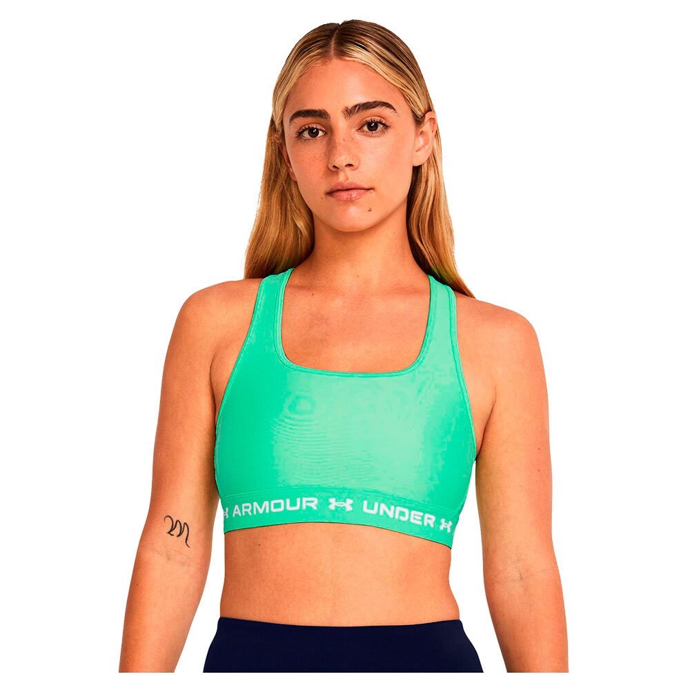 

Спортивный бюстгальтер Under Armour Crossback, зеленый