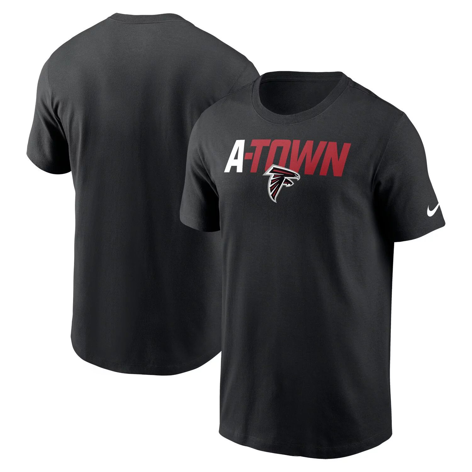 Мужская черная футболка Atlanta Falcons Local Essential Nike