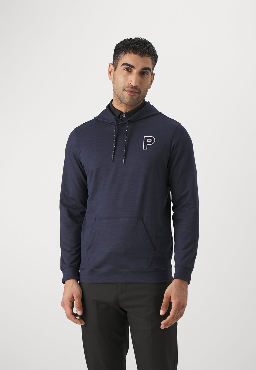 

Толстовка Cloudspun Patch Hoodie Puma Golf, цвет deep navy heather