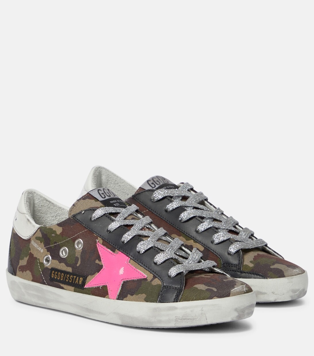 

Кроссовки Super-Star с кожаной отделкой Golden Goose, зеленый