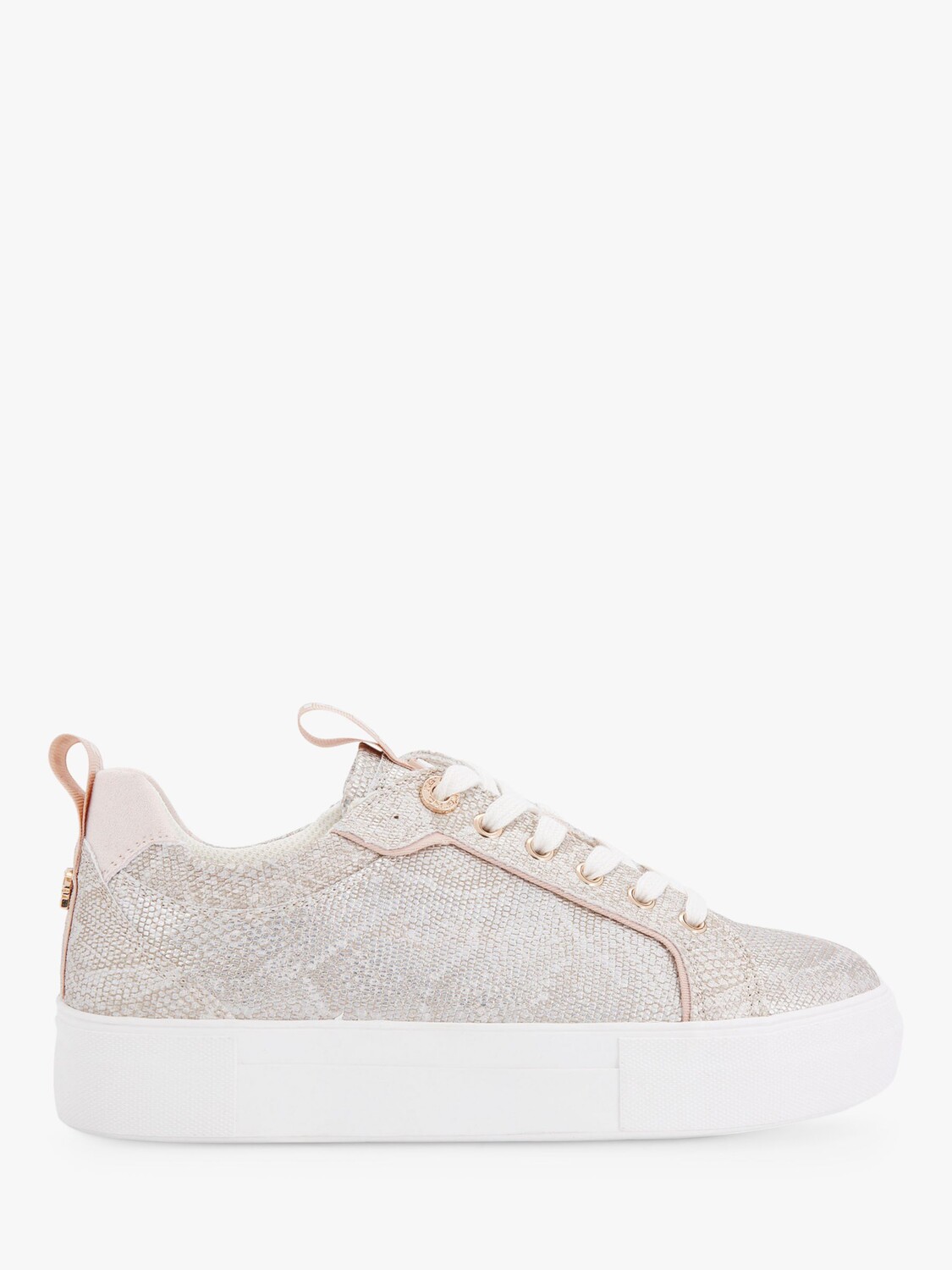 

Кроссовки на шнуровке KG Kurt Geiger Lauren, металлик