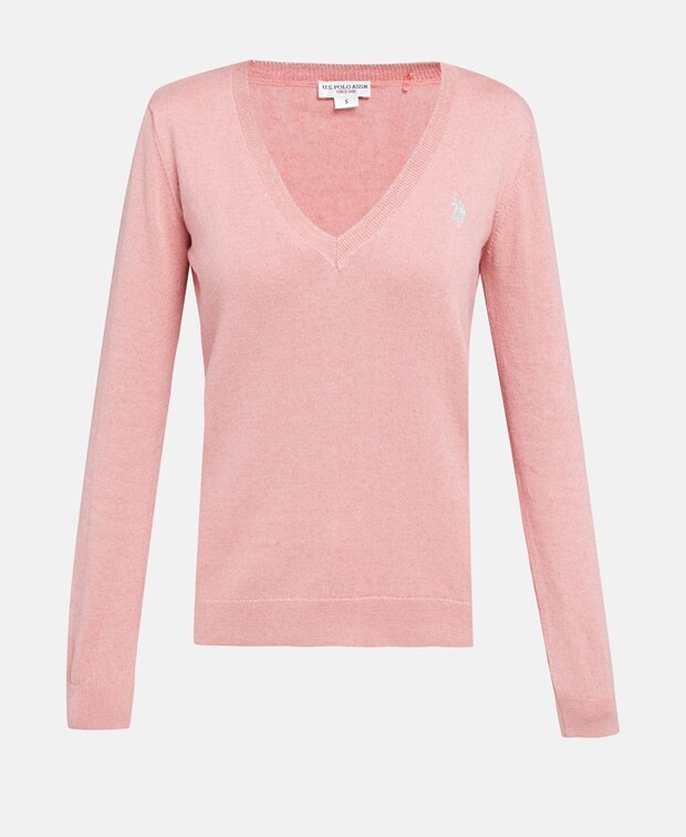 

Джемпер с длинными рукавами U.S. Polo Assn., розовый
