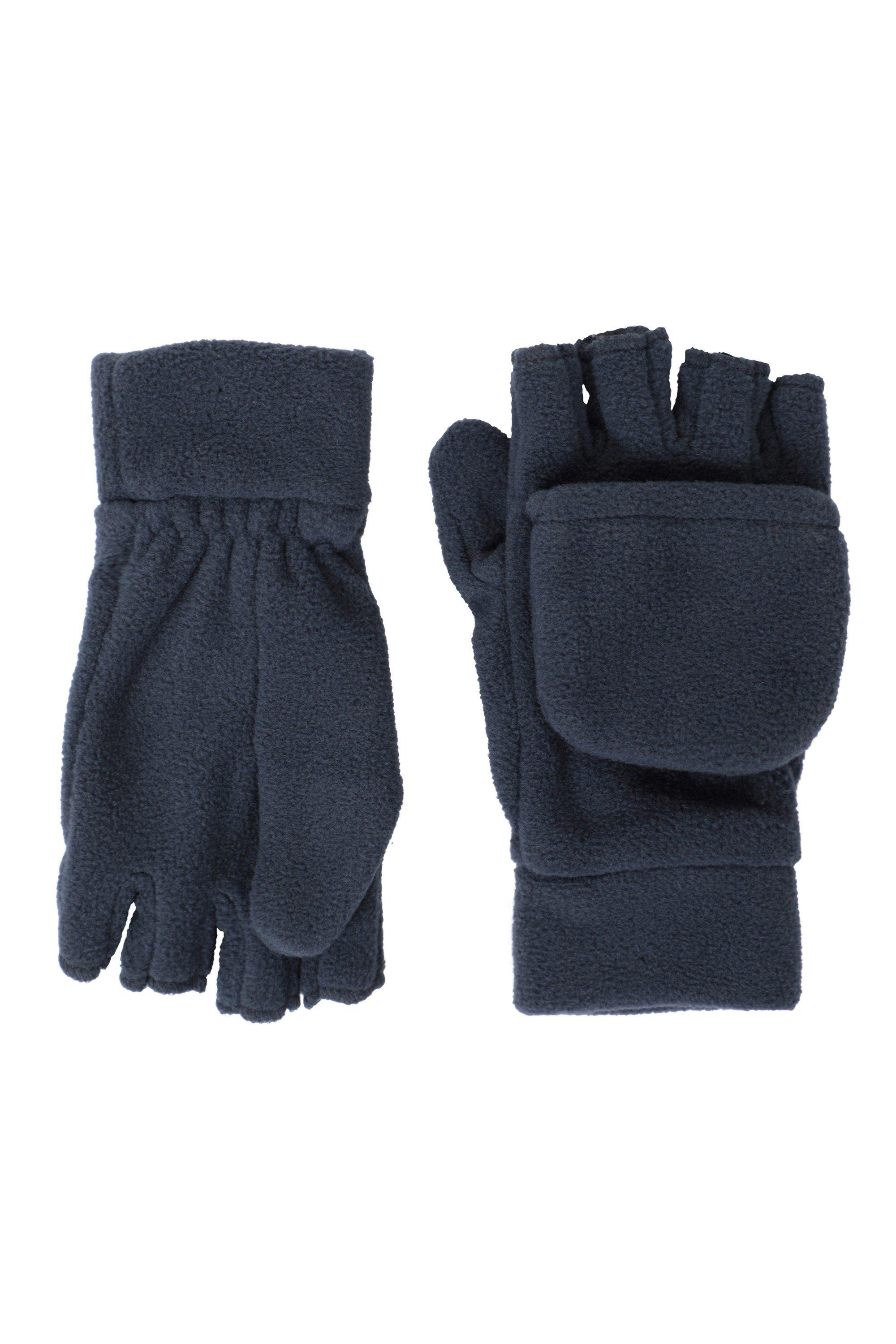 Зимние теплые флисовые перчатки без пальцев Mountain Warehouse, синий