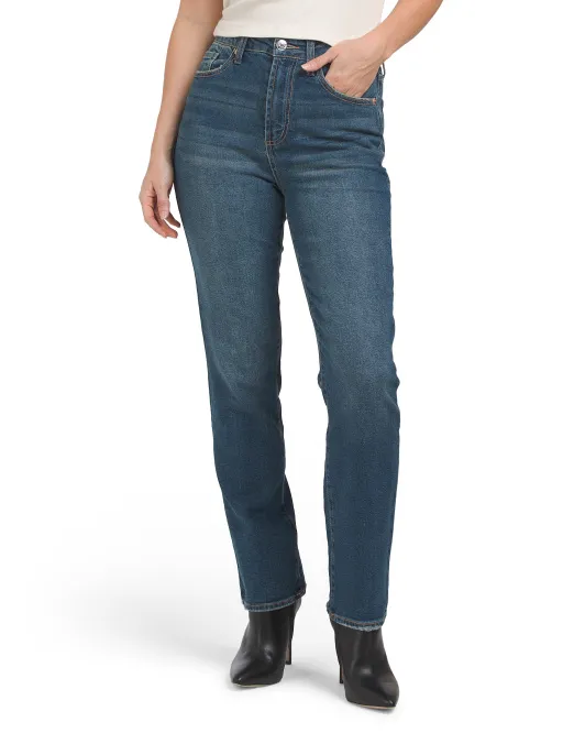 

Прямые джинсы с высокой посадкой Juicy Couture, цвет Indigo