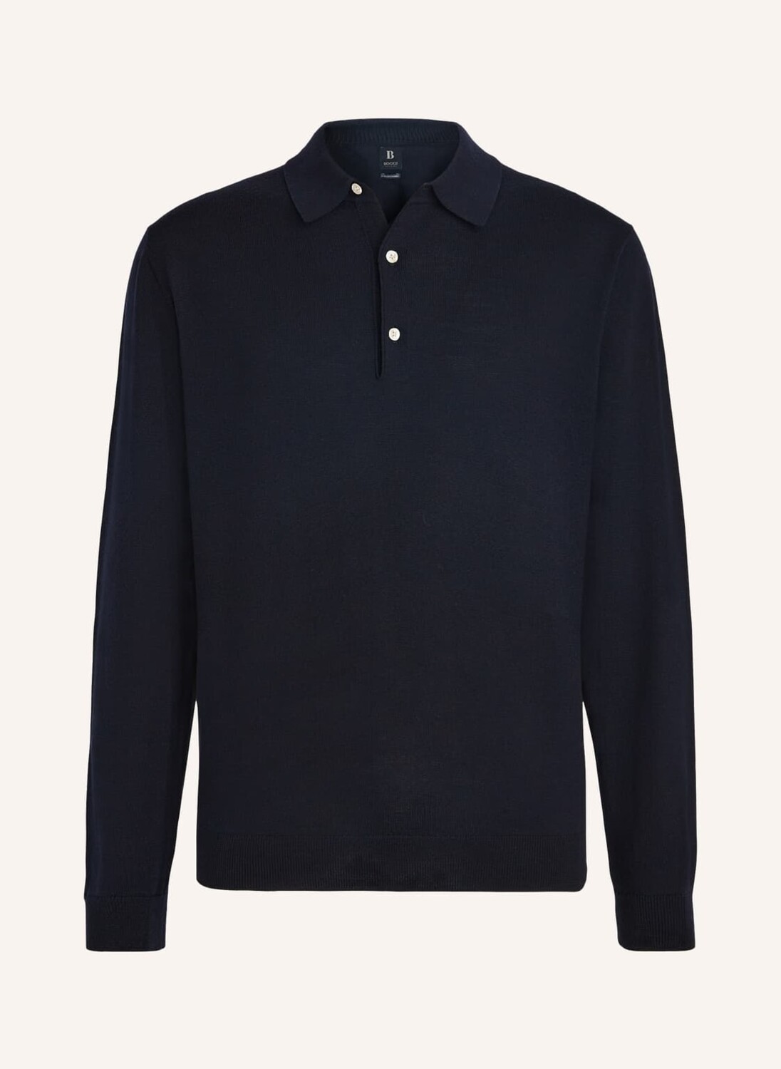 

Рубашка поло BOGGI MILANO Strick Regular Fit, синий