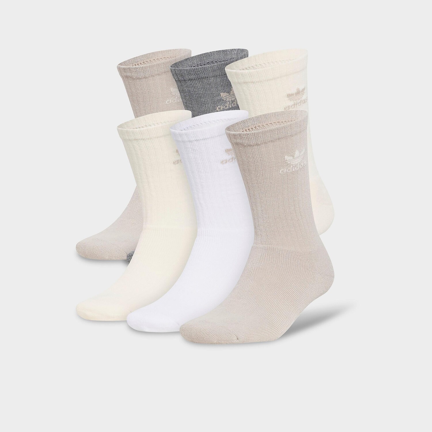 

Носки adidas Originals Trefoil Crew (6 шт.), бежевый