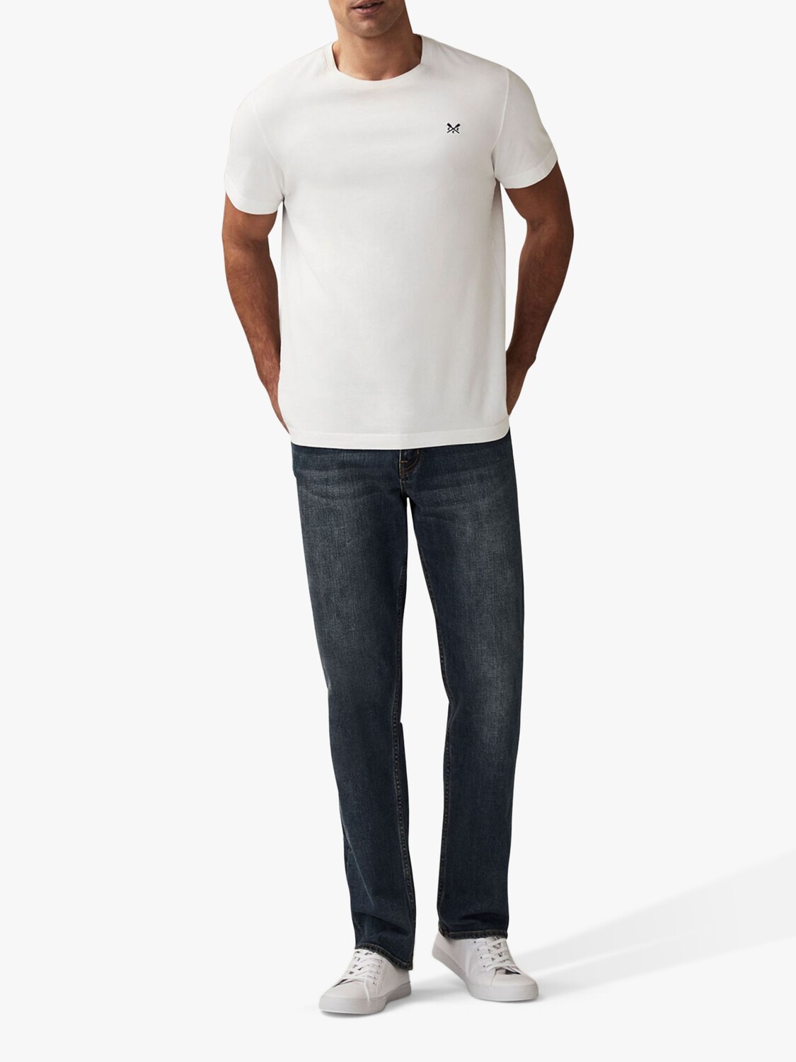

Джинсы прямого кроя Parker Crew Clothing, синие
