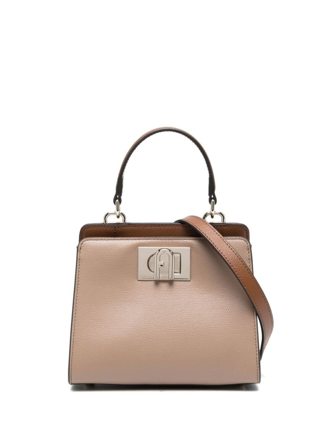 

Furla сумка-тоут Greige размера мини, коричневый