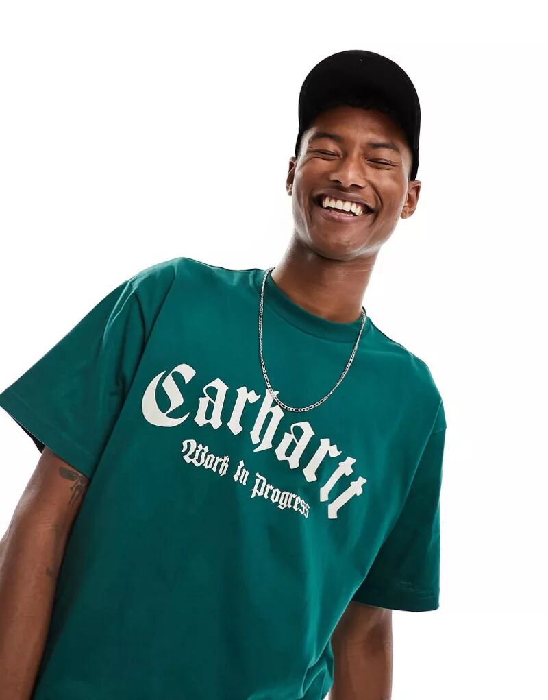 Зеленая футболка Carhartt WIP Onyx