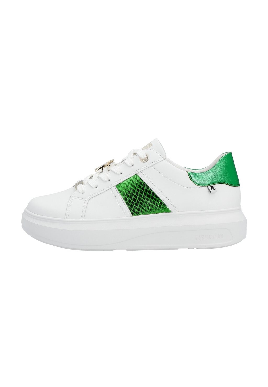 

Кроссовки low LOW Rieker EVOLUTION, цвет crystal white metallic green