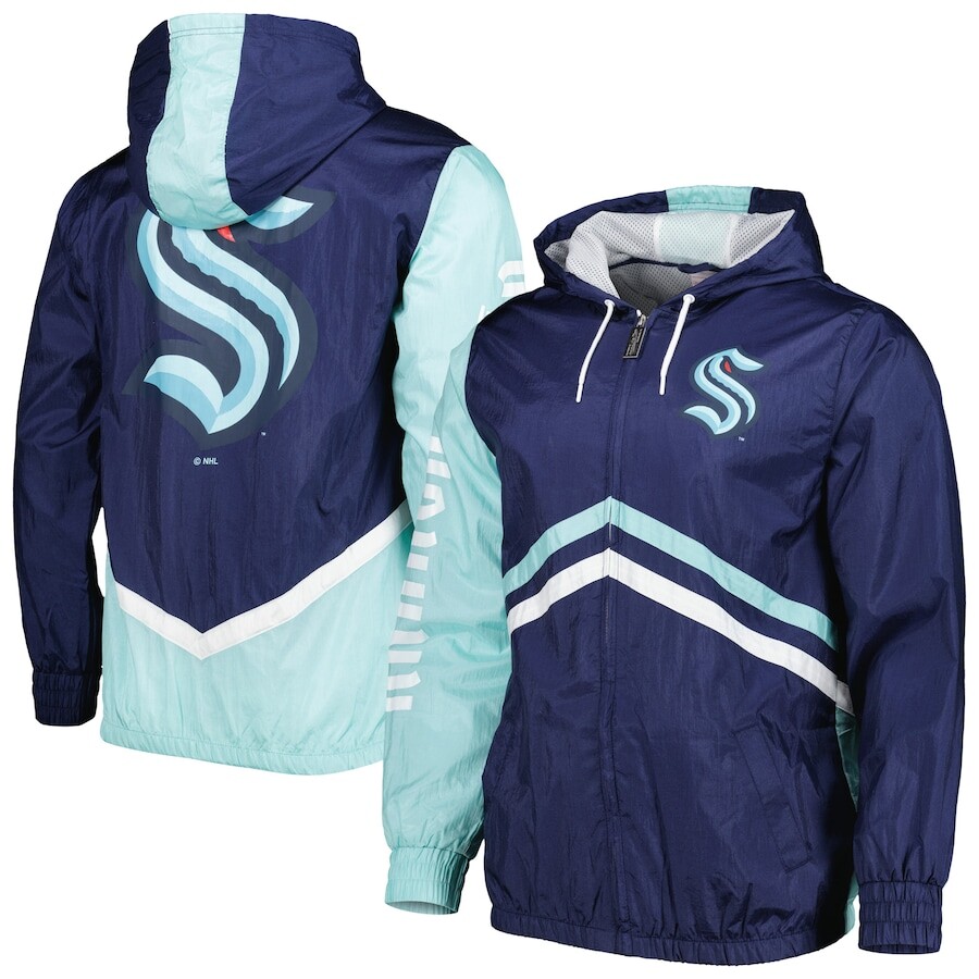 

Ветровка Mitchell & Ness Seattle Kraken, синий