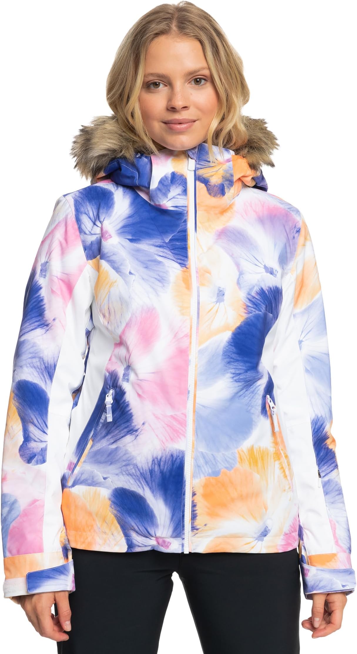 Куртка Jet Ski Snow Jacket Roxy, цвет Bright White Pansy Pansy плед gipfel pansy 43056 180x220 см
