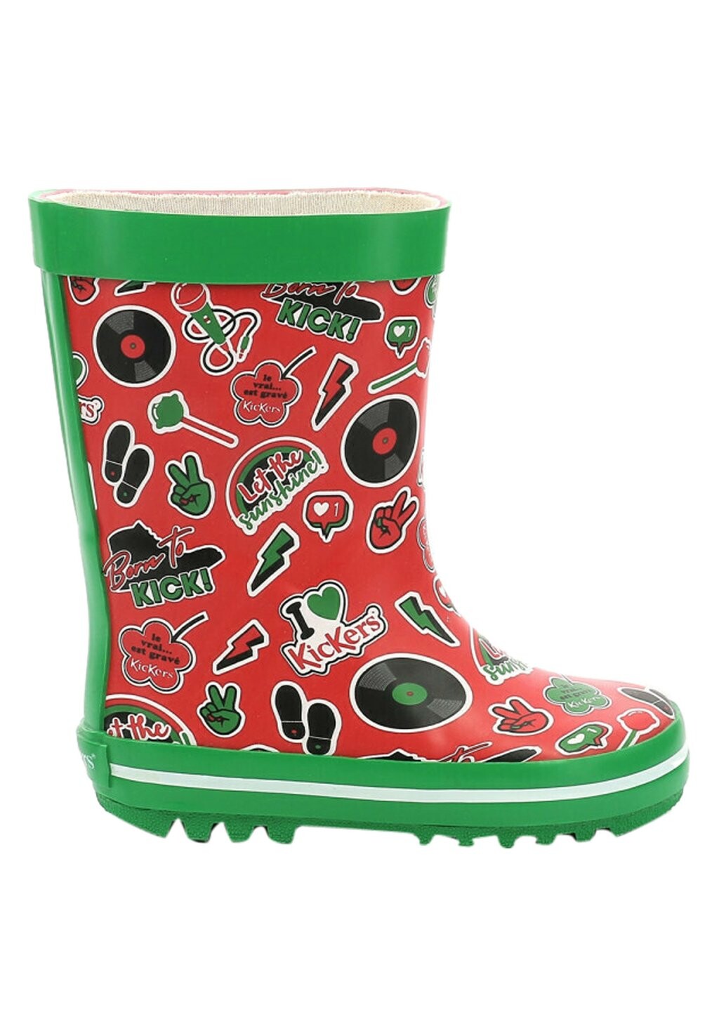 

Резиновые сапоги KICKRAIN Kickers, цвет rouge