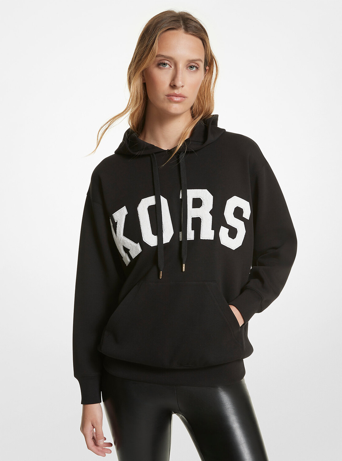

Толстовка KORS из смесового хлопка Michael Kors, черный