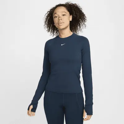 

Футболка Nike Pro, цвет Armory Navy/White