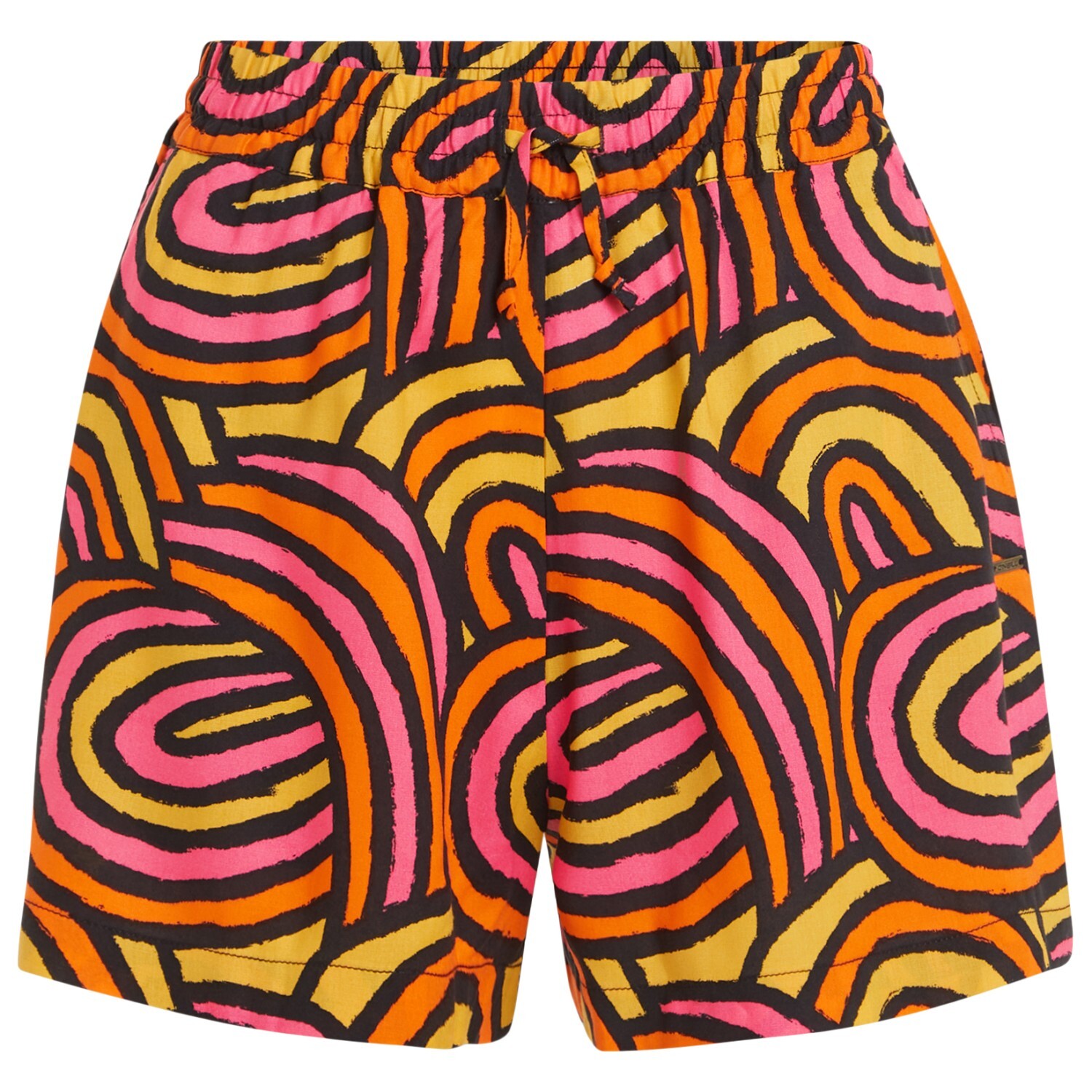 

Шорты O'Neill Women's Amiri Beach, цвет Orange Rainbow Stripe