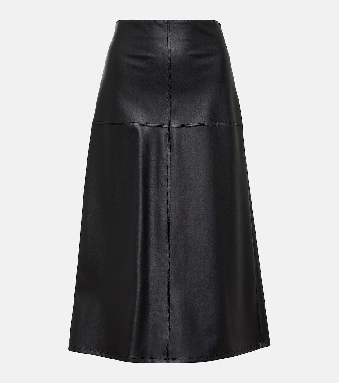 

Юбка миди Leisure Renata с завышенной талией MAX MARA, черный