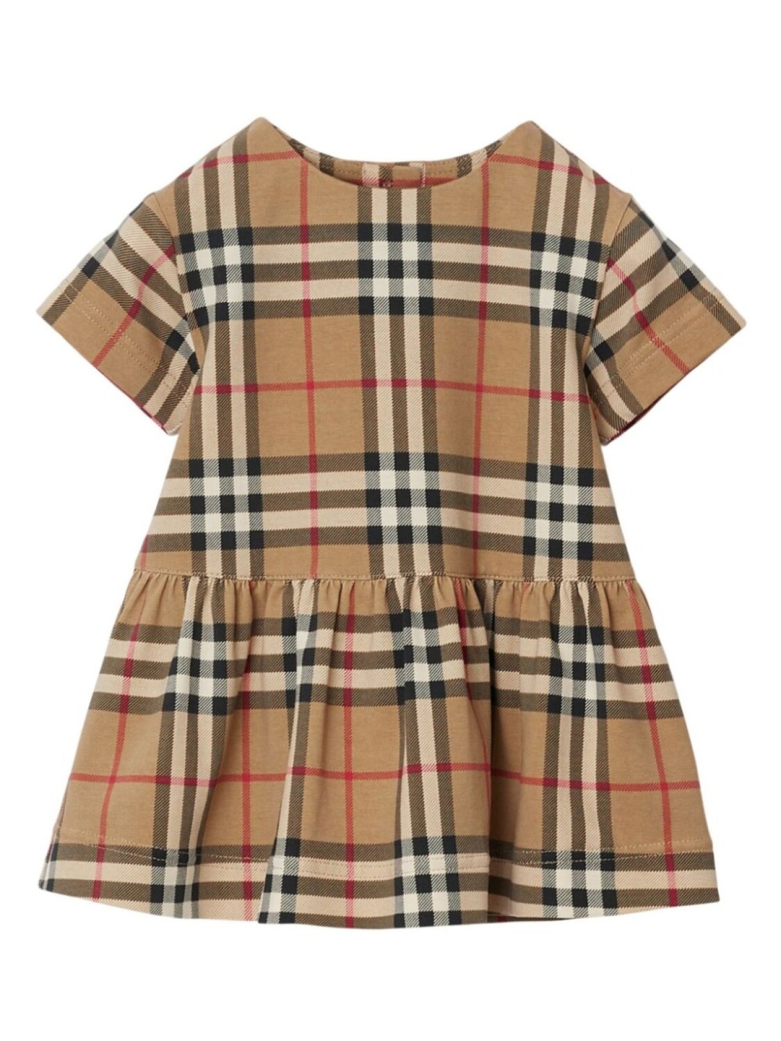 

Burberry Kids платье мини в клетку Vintage Check, коричневый