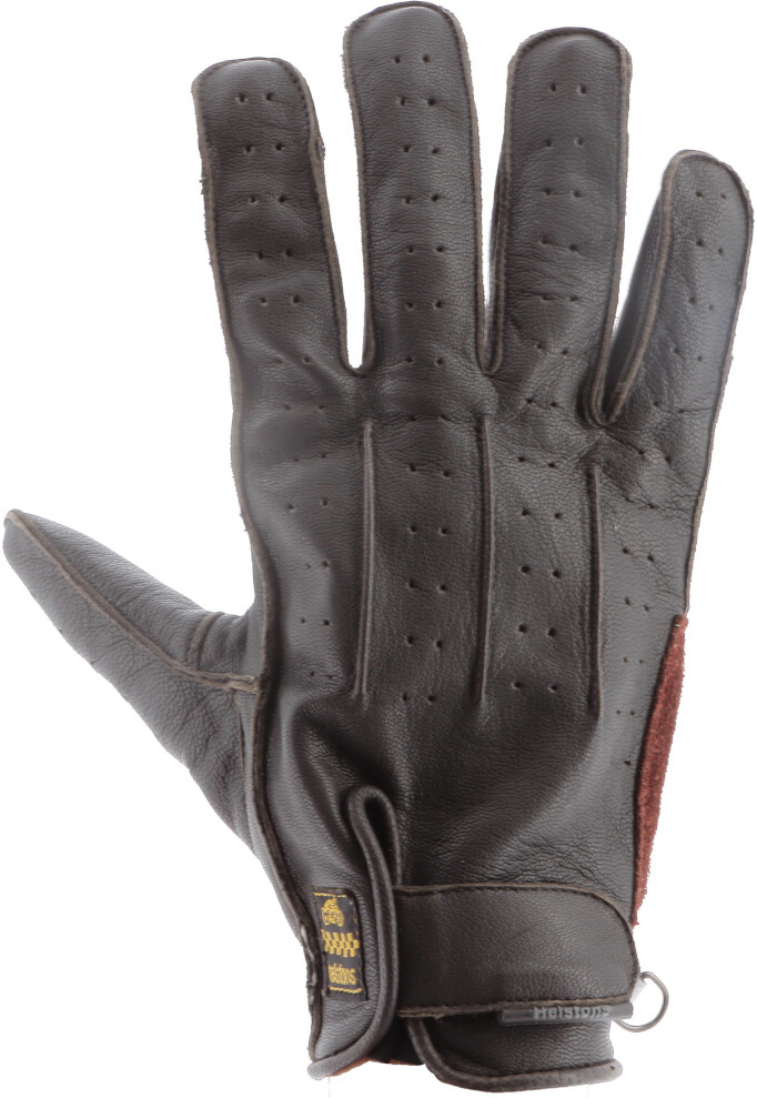 Перфорированные мотоциклетные перчатки Oscar Air Helstons, темно коричневый мотоциклетные перчатки для yamaha bmw мотоциклетные перчатки с сенсорным экраном для мотокросса дышащие гоночные мотоциклетные перчатки mt09