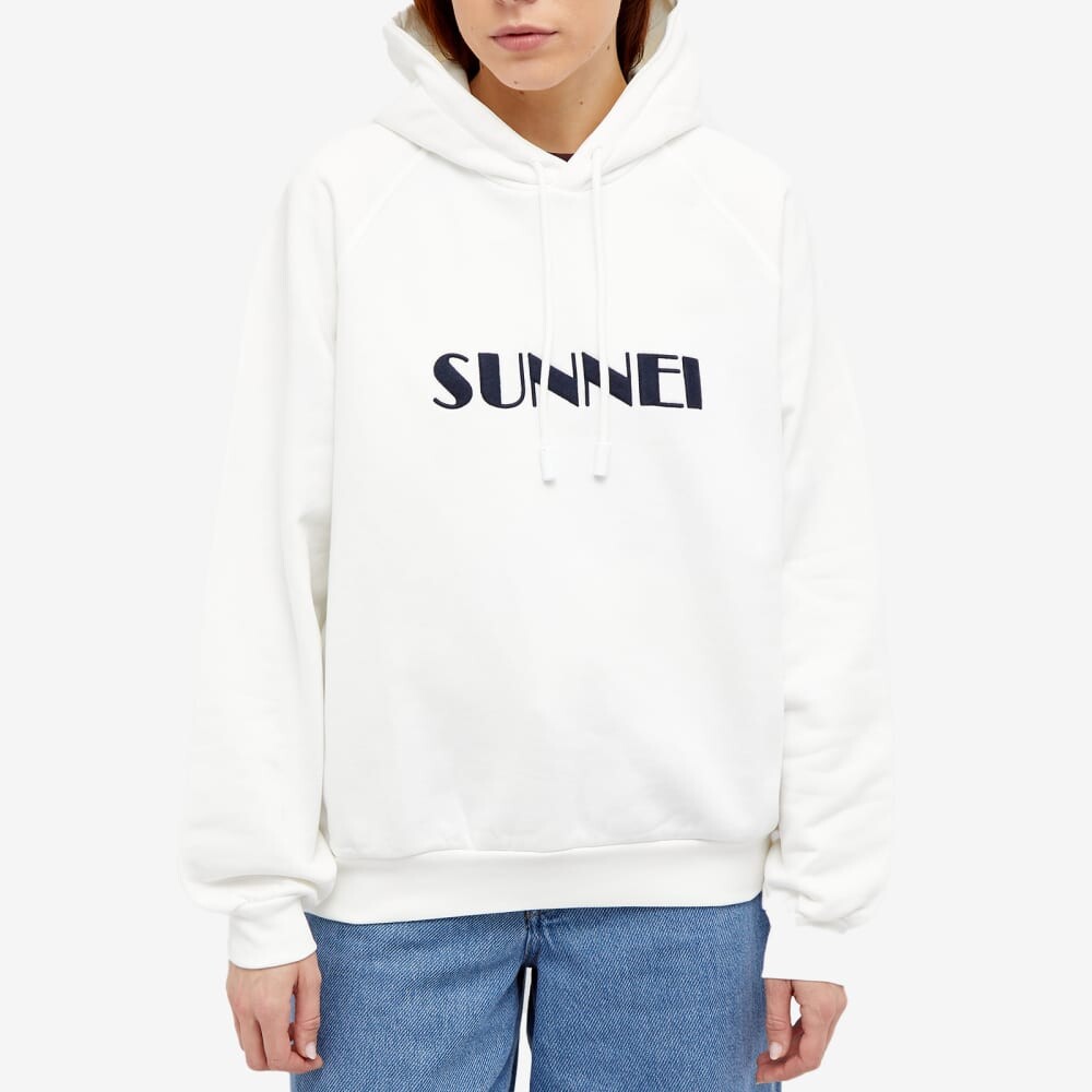

Толстовка с большим логотипом Sunnei и вышитым логотипом
