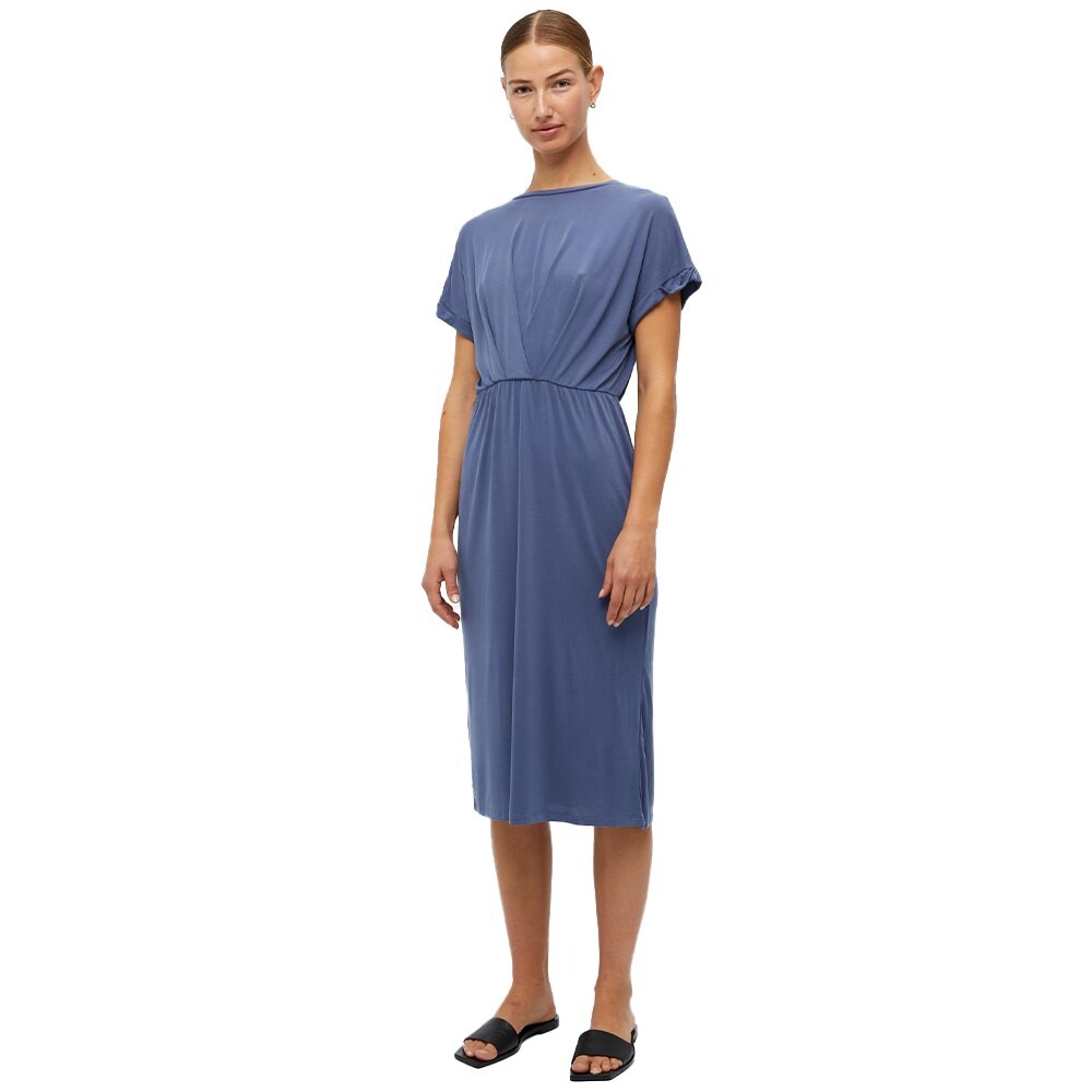 

Платье миди Object Annie New Short Sleeve, синий