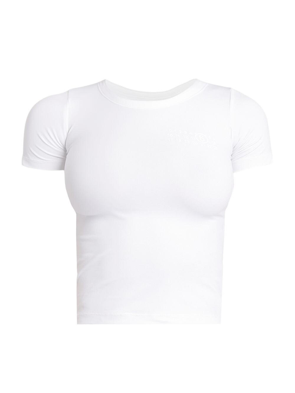 

Футболка из джерси с короткими рукавами MM6 Maison Margiela, белый