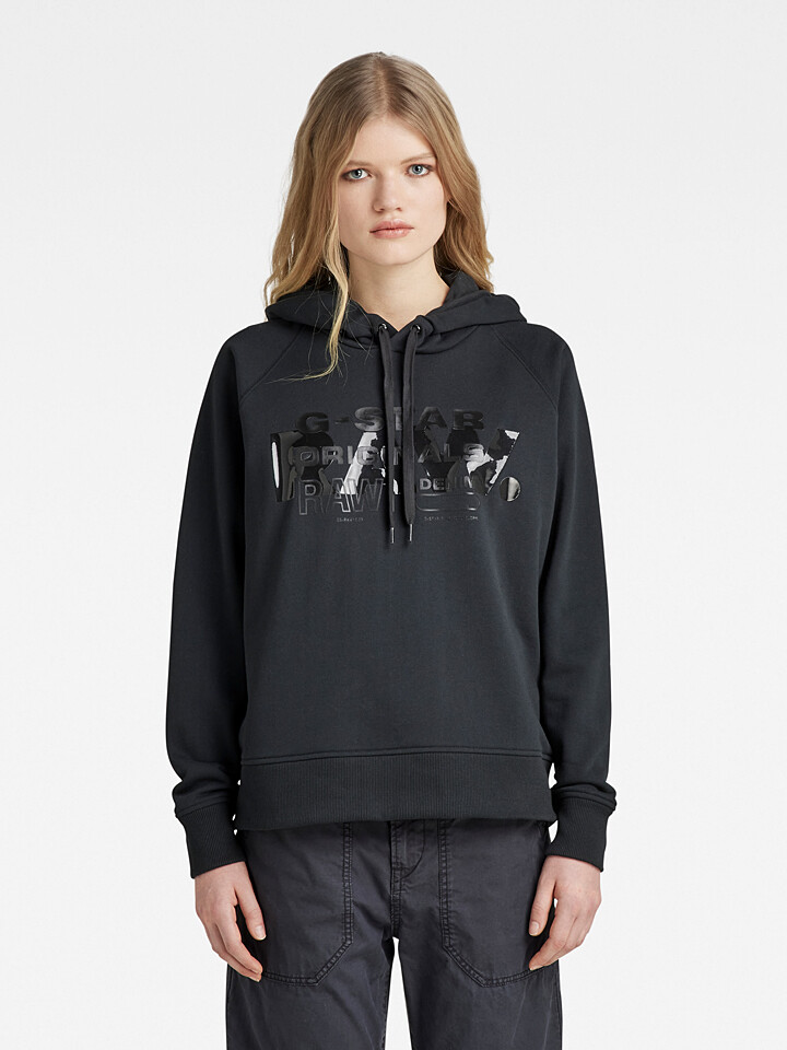 

Толстовка G Star Hoodie, черный