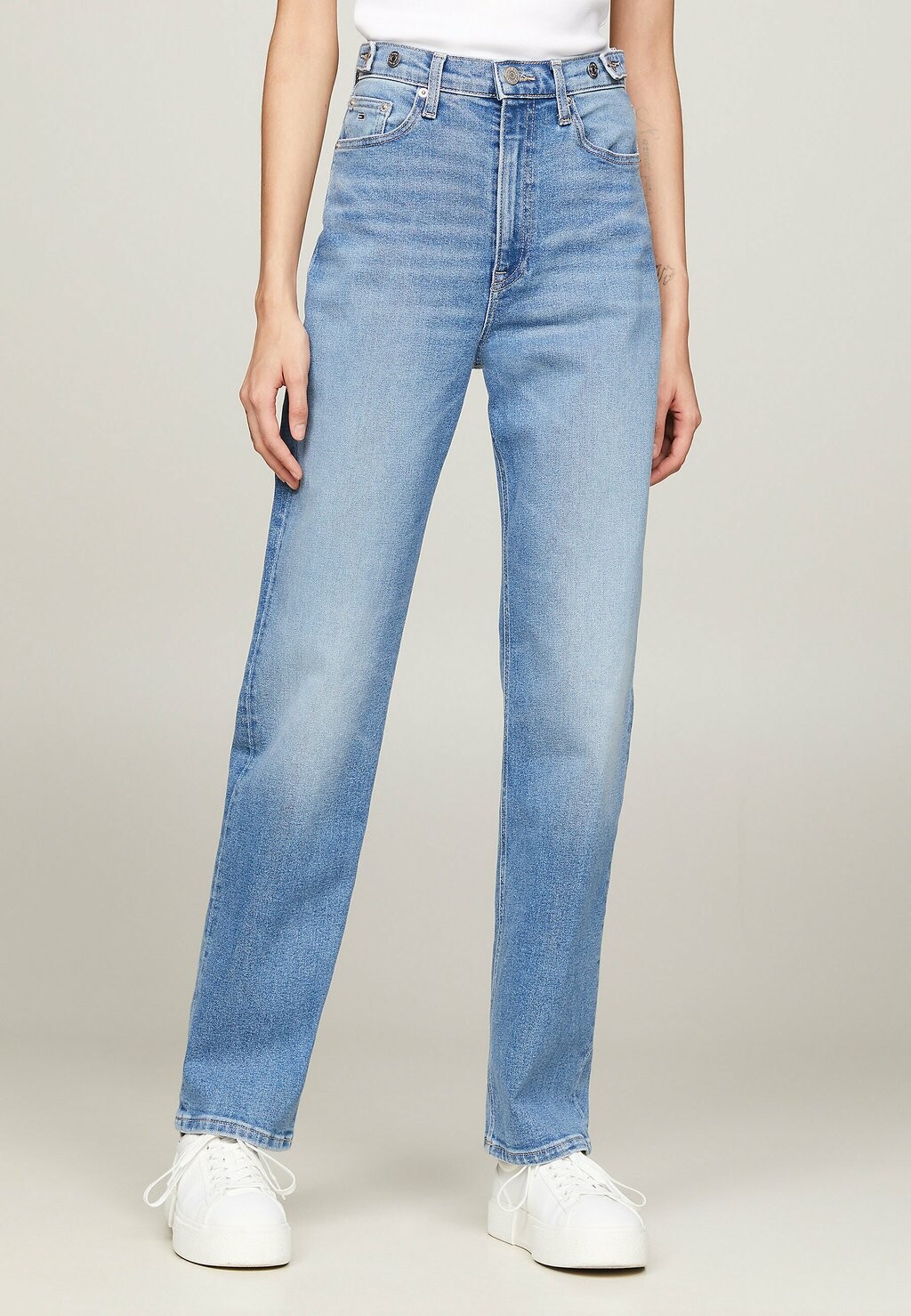 

Джинсы Straight Leg JULIE HIGH RISE Tommy Jeans, цвет denim light