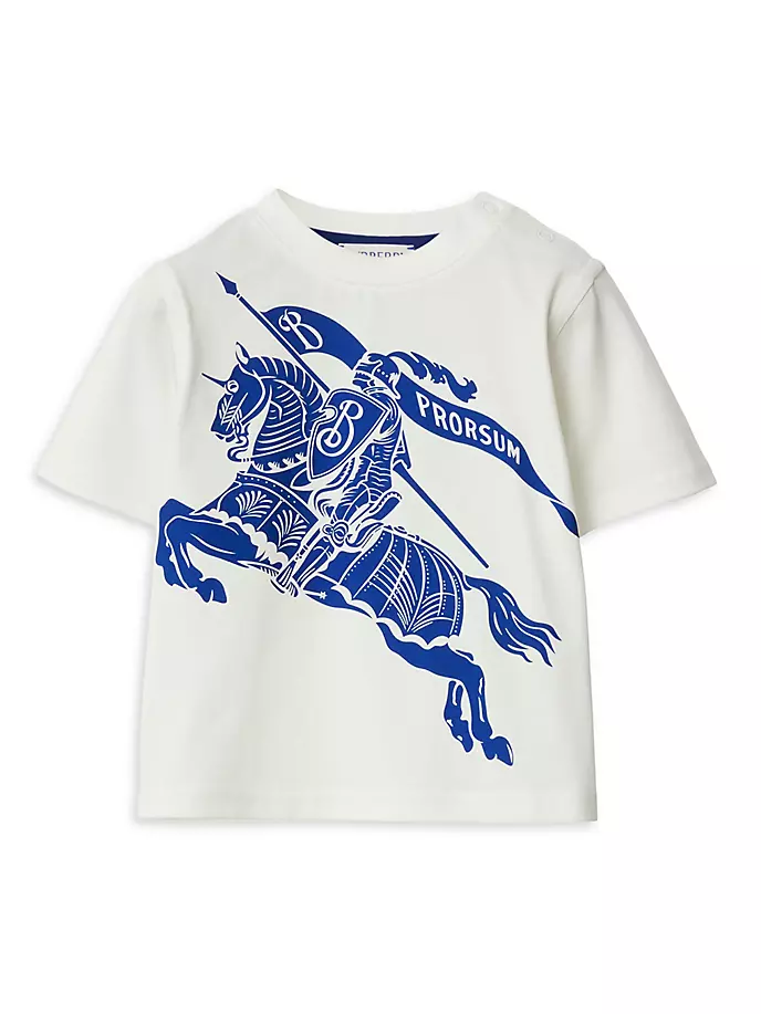 

Футболка Cedar Knight для маленьких мальчиков и маленьких мальчиков Burberry, цвет salt