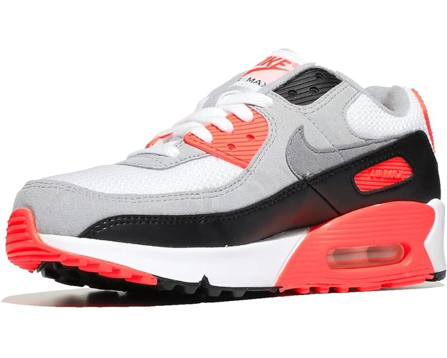 

Кроссовки Nike Air Max 90, цвет White/Black/Radiant Red