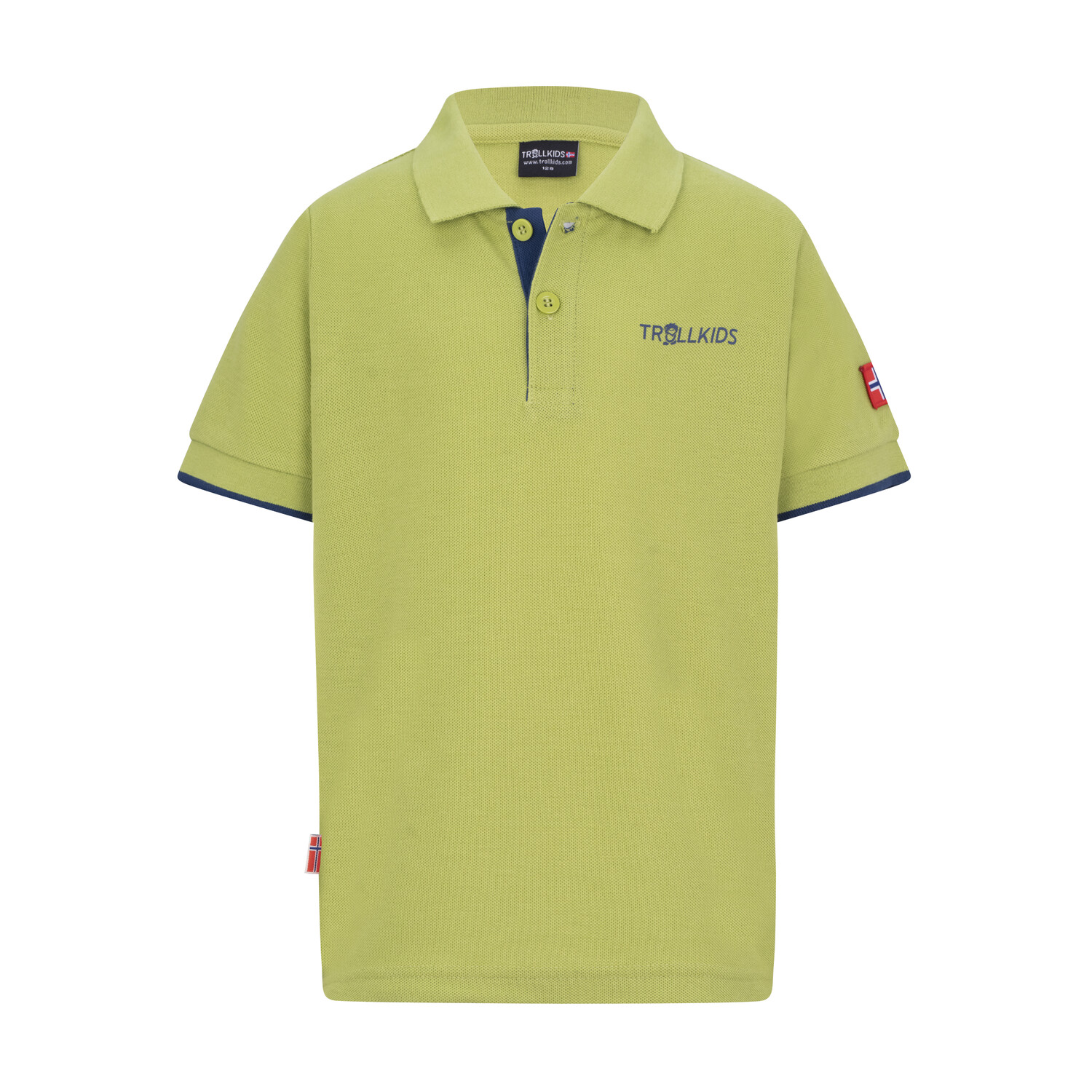 

Толстовка Trollkids Poloshirt Bergen XT, цвет Kiwigrün/Mystikblau