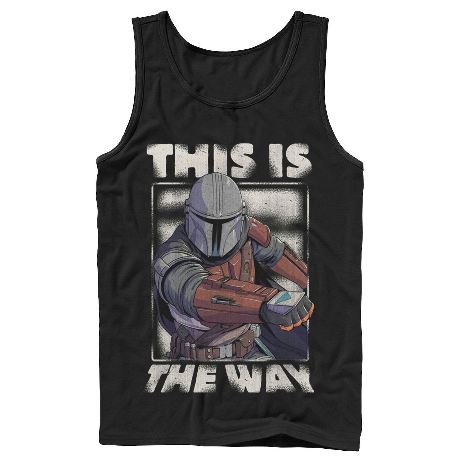 

Мужская портретная майка Star Wars The Mandalorian This Is The Way Licensed Character