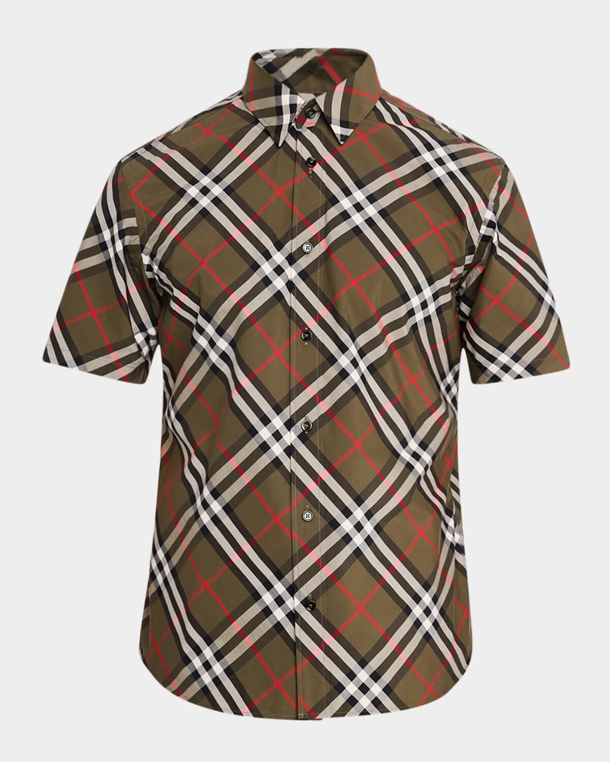 

Мужская рубашка в клетку на пуговицах Burberry, цвет Loch Ip Check