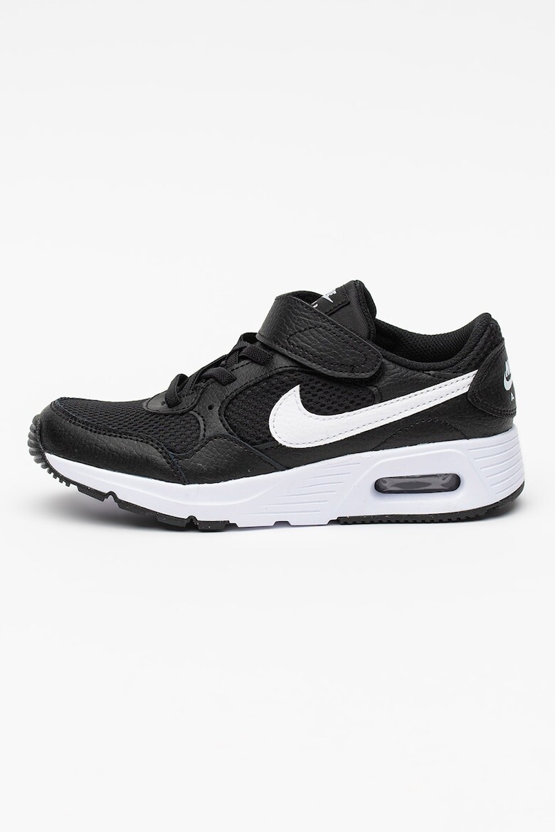 

Кроссовки Air Max SC из кожи и на липучке Nike, черный