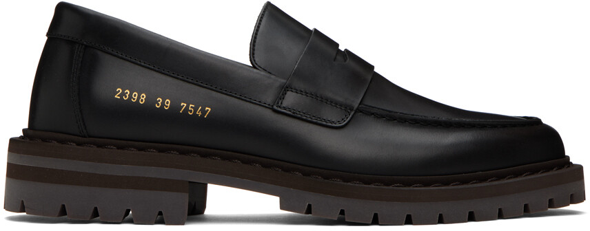 

Черные кожаные лоферы Common Projects, Черный, Черные кожаные лоферы Common Projects