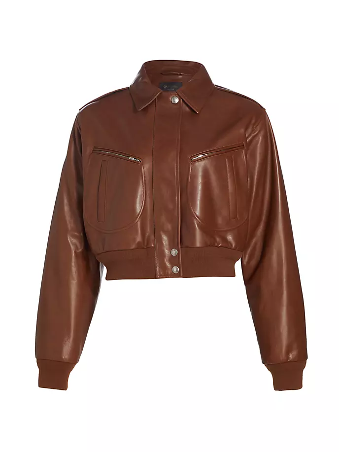

Кожаная куртка Roldan Loro Piana, цвет calf brown