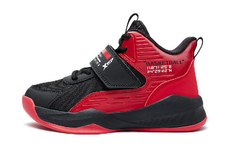 

Кроссовки XTEP Kids Lifestyle Shoes GS High-top Black/Red