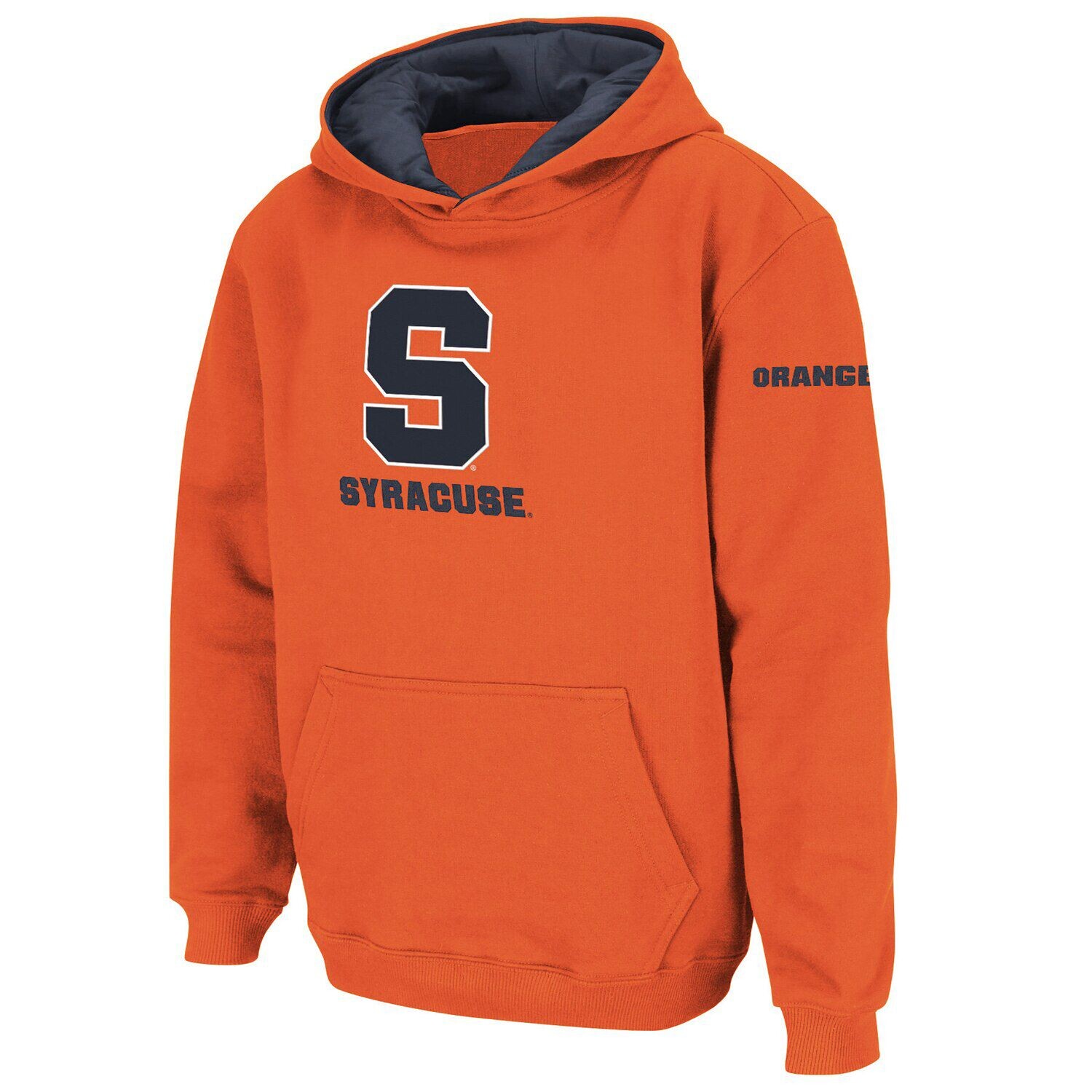 

Пуловер с капюшоном и большим логотипом Youth Stadium Athletic Orange Syracuse Orange Unbranded