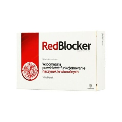 Redblocker Улучшение состояния кожи Поддержка сосудов, производящих коллаген, 30 таблеток, Cosmelogia