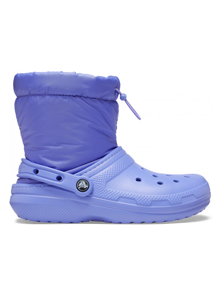 цена Ботинки Crocs Winterstiefel Classic Lined Neo Puff, фиолетовый
