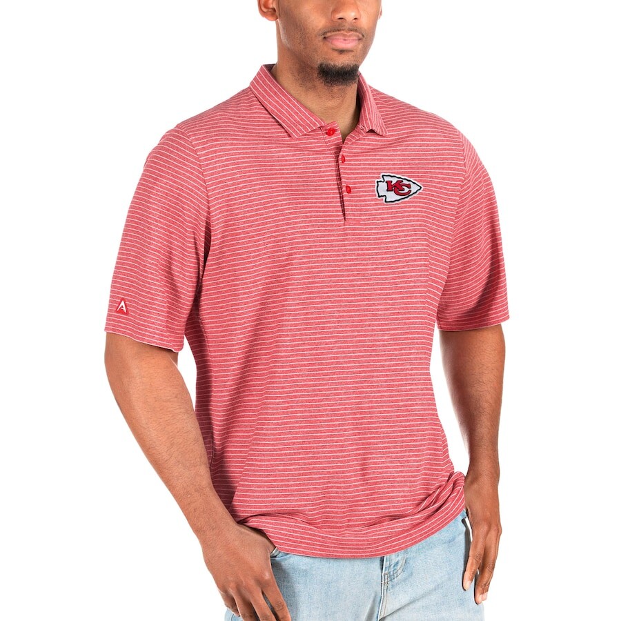 

Поло с коротким рукавом Antigua Kansas City Chiefs, красный