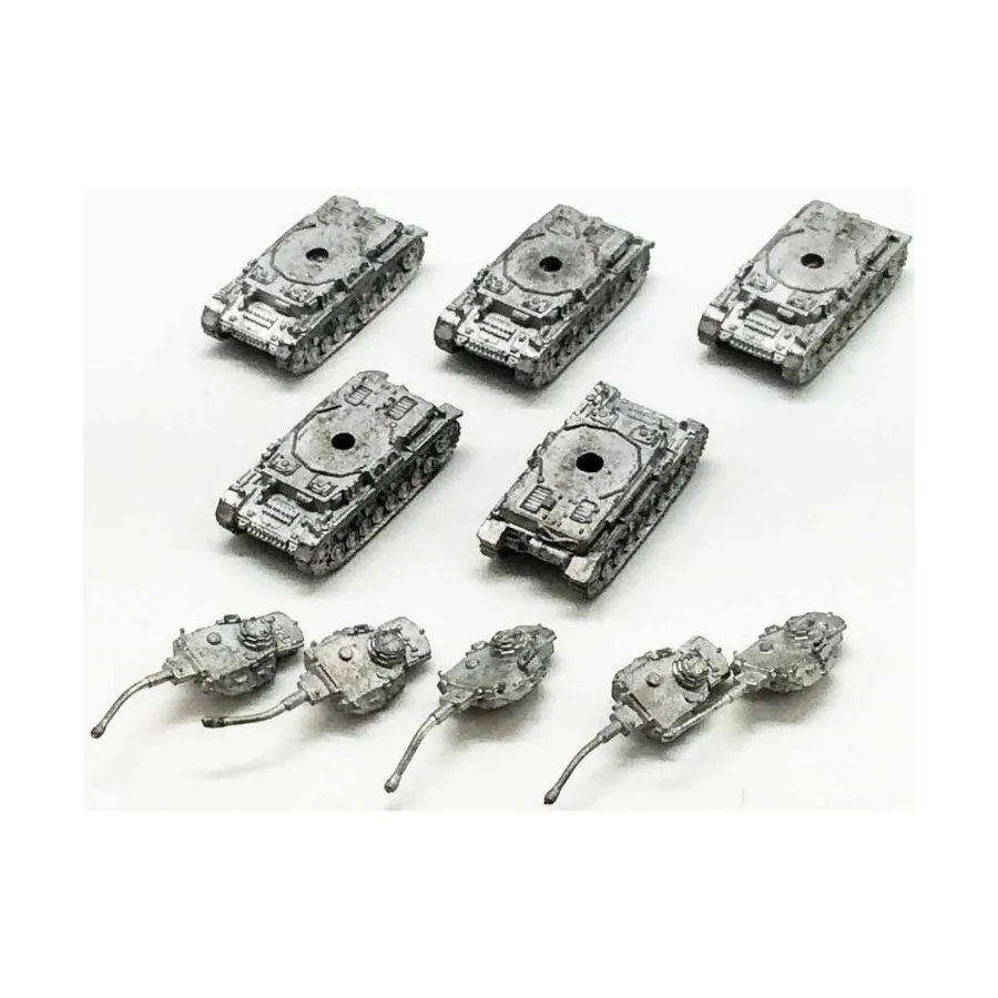 

Коллекция Panzer IV № 3, WWII Micro Armour - Germany - Loose Miniatures (1:285)