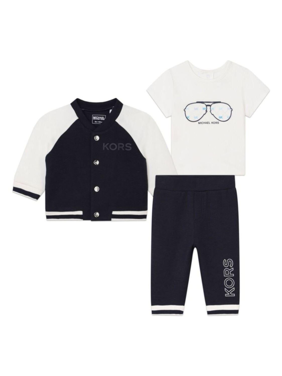 

Michael Kors Kids комплект из топа и брюк, синий