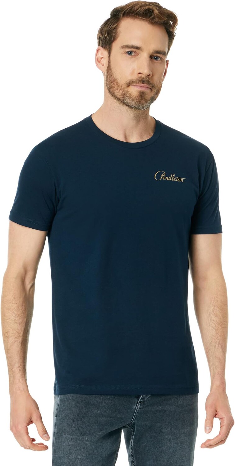 

Футболка с графическим рисунком Chief Joseph Pendleton, цвет Midnight Navy/Light Orange